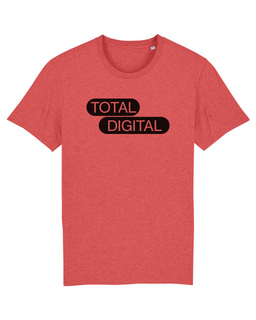 A MAZE. Total Digital Shirt - Mid Heather Red | A MAZE. Shop
