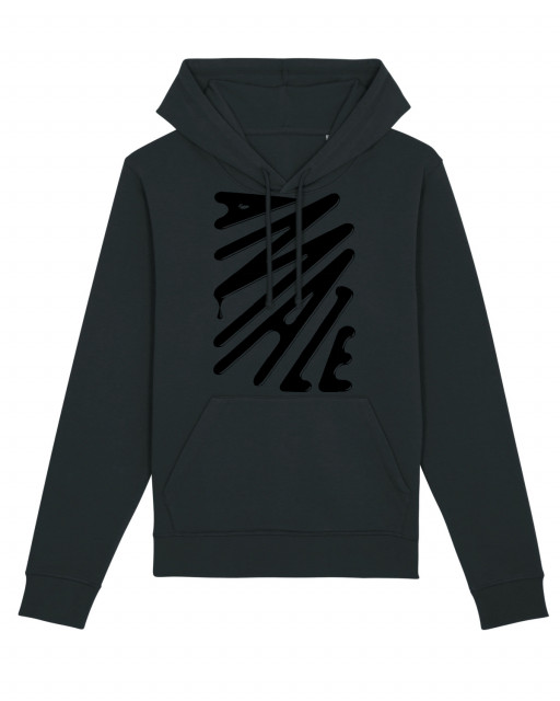 A MAZE. Logo Type Hooded Sweatshirt - Anthracite | A MAZE. Shop